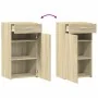 Aparador de madera de ingeniería roble Sonoma 50x42,5x93 cm de , Aparadores - Ref: Foro24-846294, Precio: 114,89 €, Descuento: %