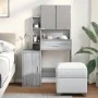 Tocador con mueble gris Sonoma 80x35x132 cm von , Schlafzimmerkommoden - Ref: Foro24-848239, Preis: 116,89 €, Rabatt: %