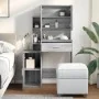 Tocador con mueble gris Sonoma 80x35x132 cm von , Schlafzimmerkommoden - Ref: Foro24-848239, Preis: 116,89 €, Rabatt: %