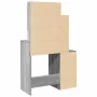 Tocador con mueble gris Sonoma 80x35x132 cm von , Schlafzimmerkommoden - Ref: Foro24-848239, Preis: 116,89 €, Rabatt: %
