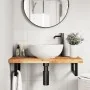 Encimera tocador baño madera acacia acabado aceite 80x40x4 cm by , bathroom vanities - Ref: Foro24-3279704, Price: 69,54 €, D...