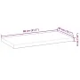 Encimera tocador baño madera acacia acabado aceite 80x40x4 cm by , bathroom vanities - Ref: Foro24-3279704, Price: 69,54 €, D...