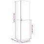 Aparador de madera de ingeniería roble Sonoma 50x42,5x185 cm by , Sideboards - Ref: Foro24-3281415, Price: 176,93 €, Discount: %