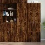 Aparador de madera de ingeniería roble ahumado 50x42,5x185 cm by , Sideboards - Ref: Foro24-3281417, Price: 161,33 €, Discoun...