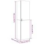 Aparador de madera de ingeniería roble ahumado 50x42,5x185 cm by , Sideboards - Ref: Foro24-3281417, Price: 161,33 €, Discoun...
