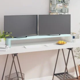 Mueble TV/Elevador de monitor cristal verde 120x30x13 cm von , TV-Möbel - Ref: Foro24-244149, Preis: 120,66 €, Rabatt: %