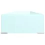 Mueble TV/Elevador de monitor cristal verde 120x30x13 cm de , Muebles TV - Ref: Foro24-244149, Precio: 120,66 €, Descuento: %