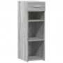 Aparador de madera de ingeniería gris Sonoma 30x42,5x93 cm by , Sideboards - Ref: Foro24-846311, Price: 50,80 €, Discount: %