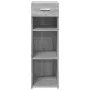 Aparador de madera de ingeniería gris Sonoma 30x42,5x93 cm by , Sideboards - Ref: Foro24-846311, Price: 50,80 €, Discount: %
