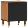 Mesita de noche de madera maciza de mango 40x33x46 cm | Foro24.es | Tu tienda online para hogar, jardín y más Foro24.es