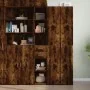 Aparador de madera de ingeniería roble ahumado 30x42,5x185 cm de , Aparadores - Ref: Foro24-846240, Precio: 90,76 €, Descuent...