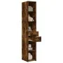Aparador de madera de ingeniería roble ahumado 30x42,5x185 cm de , Aparadores - Ref: Foro24-846240, Precio: 90,76 €, Descuent...