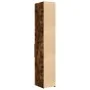 Aparador de madera de ingeniería roble ahumado 30x42,5x185 cm de , Aparadores - Ref: Foro24-846240, Precio: 90,76 €, Descuent...