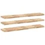 Estantes flotantes 3 uds madera acacia sin tratar 120x30x4 cm de , Estantes y estanterías - Ref: Foro24-3279461, Precio: 200,...