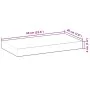 Estante flotante madera acacia maciza acabado aceite 60x20x4 cm by , Shelves and shelves - Ref: Foro24-3279579, Price: 32,31 ...