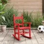 Mecedora para niños madera maciza de álamo roja | Foro24.es | Tu tienda online para hogar, jardín y más Foro24.es