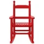 Mecedora para niños madera maciza de álamo roja | Foro24.es | Tu tienda online para hogar, jardín y más Foro24.es
