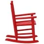 Mecedora para niños madera maciza de álamo roja | Foro24.es | Tu tienda online para hogar, jardín y más Foro24.es
