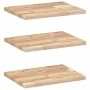 Estantes flotantes 3 uds madera acacia sin tratar 40x30x2 cm by , Shelves and shelves - Ref: Foro24-3279365, Price: 49,32 €, ...