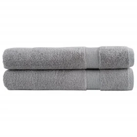 Toallas premium SOLUND 2 unidades gris 100x200 cm 600 gsm by , Towels - Ref: Foro24-137317, Price: 57,25 €, Discount: %