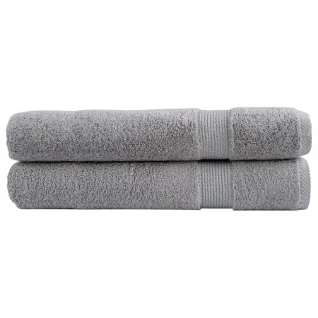 Toallas premium SOLUND 2 unidades gris 100x200 cm 600 gsm de , Toallas - Ref: Foro24-137317, Precio: 57,33 €, Descuento: %