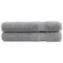 Toallas premium SOLUND 2 unidades gris 100x200 cm 600 gsm de , Toallas - Ref: Foro24-137317, Precio: 57,33 €, Descuento: %