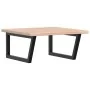 Estante de lavabo de pared de acero y madera maciza de roble von , Badezimmerwaschtische - Ref: Foro24-3302463, Preis: 103,95...