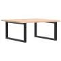 Estante de lavabo de pared de acero y madera maciza de roble von , Badezimmerwaschtische - Ref: Foro24-3302629, Preis: 85,55 ...