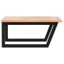 Estante de lavabo de pared de acero y madera maciza de roble by , bathroom vanities - Ref: Foro24-3302643, Price: 88,91 €, Di...