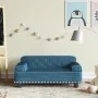 Sofá para niños de terciopelo azul 70x45x30 cm de , Mobiliario para bebés y niños pequeños - Ref: Foro24-3196293, Precio: 86,...
