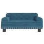 Sofá para niños de terciopelo azul 70x45x30 cm de , Mobiliario para bebés y niños pequeños - Ref: Foro24-3196293, Precio: 86,...