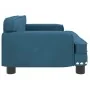 Sofá para niños de terciopelo azul 70x45x30 cm de , Mobiliario para bebés y niños pequeños - Ref: Foro24-3196293, Precio: 86,...