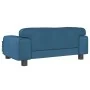 Sofá para niños de terciopelo azul 70x45x30 cm de , Mobiliario para bebés y niños pequeños - Ref: Foro24-3196293, Precio: 86,...
