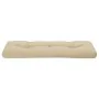 Cojín para sofá de palets de tela beige 120x40x12 cm by , Cushions for chairs and sofas - Ref: Foro24-360626, Price: 33,98 €,...