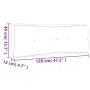 Cojín para sofá de palets de tela beige 120x40x12 cm by , Cushions for chairs and sofas - Ref: Foro24-360626, Price: 33,98 €,...