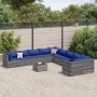 Set of 11 garden sofas and cushions synthetic rattan gray | Foro24.es | Tu tienda online para hogar, jardín y más Foro24.es