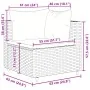 Set of 11 garden sofas and cushions synthetic rattan gray | Foro24.es | Tu tienda online para hogar, jardín y más Foro24.es