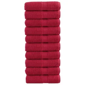Toallas SOLUND 10 unidades rojo 30x30 cm 600 gsm by , Towels - Ref: Foro24-137397, Price: 21,39 €, Discount: %