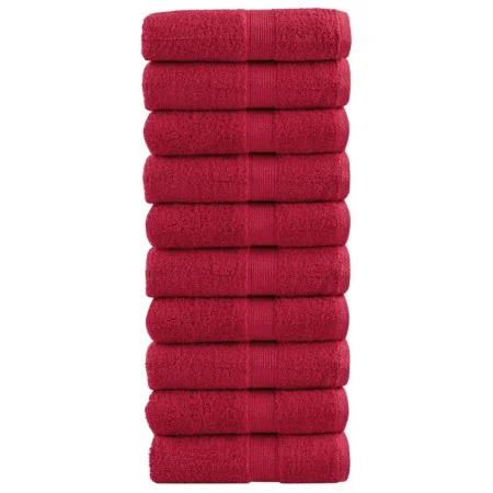 Toallas SOLUND 10 unidades rojo 30x30 cm 600 gsm de , Toallas - Ref: Foro24-137397, Precio: 21,44 €, Descuento: %