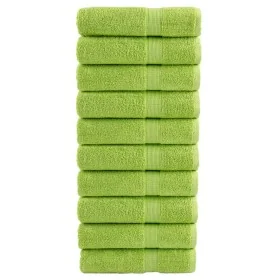 Toallas de ducha SOLUND 10 uds verde manzana