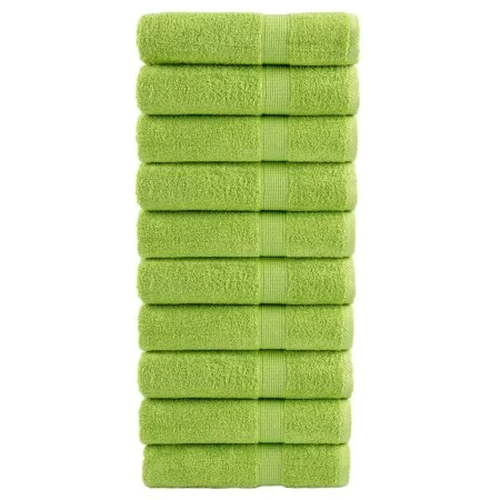 Toallas de ducha SOLUND 10 uds verde manzana 70x140 cm 600 gsm de , Toallas - Ref: Foro24-137502, Precio: 122,39 €, Descuento: %