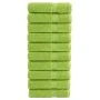 Toallas de ducha SOLUND 10 uds verde manzana 70x140 cm 600 gsm de , Toallas - Ref: Foro24-137502, Precio: 122,39 €, Descuento: %
