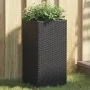 Jardinera de ratán sintético negra 30x30x60 cm von , Töpfe und Pflanzgefäße - Ref: Foro24-366410, Preis: 53,58 €, Rabatt: %