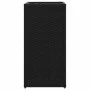 Jardinera de ratán sintético negra 30x30x60 cm von , Töpfe und Pflanzgefäße - Ref: Foro24-366410, Preis: 53,58 €, Rabatt: %