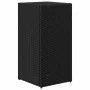 Jardinera de ratán sintético negra 30x30x60 cm von , Töpfe und Pflanzgefäße - Ref: Foro24-366410, Preis: 53,58 €, Rabatt: %