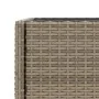 Jardinera con estante ratán sintético gris de , Maceteros y jardineras - Ref: Foro24-366389, Precio: 66,40 €, Descuento: %
