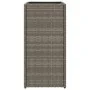 Jardinera de ratán sintético gris 30x30x60 cm von , Töpfe und Pflanzgefäße - Ref: Foro24-366412, Preis: 51,51 €, Rabatt: %