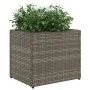 Jardinera de ratán sintético gris 36x30x32 cm by , Pots and planters - Ref: Foro24-366427, Price: 41,42 €, Discount: %