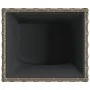 Jardinera de ratán sintético gris 36x30x32 cm by , Pots and planters - Ref: Foro24-366427, Price: 41,42 €, Discount: %