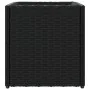 Jardinera de ratán sintético negra 36x30x32 cm by , Pots and planters - Ref: Foro24-366425, Price: 37,03 €, Discount: %